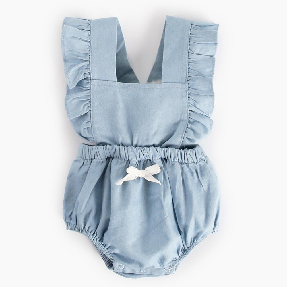 Denim Baby One-piece Bodysuit